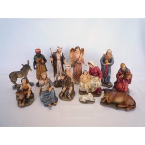 Pesebre - 13 pz - 20 cm., SANTINI, 9296