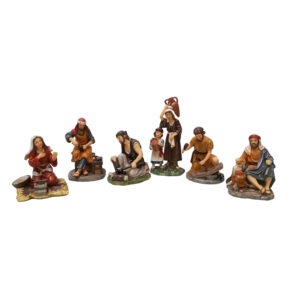 Aldeanos oficios varios - 6 Pz. - 15 cm., SANTINI, 9332