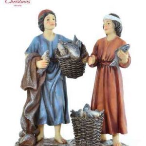 Aldeanos vendedor de pescados - 16 cm., SANTINI, 2025