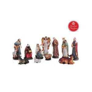 Pesebre - 11 Pz - 20 cm, SANTINI, 8062
