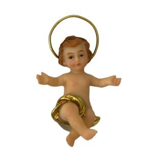 Niño Dios con aureola - 4 cm., SANTINI, 0439
