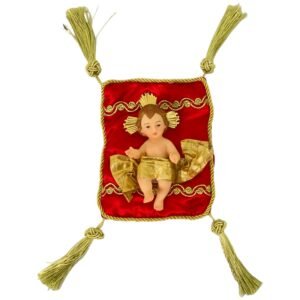 Niño Dios con cojin - 13 cm., SANTINI, 0688