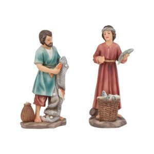 Aldeanos pescadores - 2 PZ - 15 cm., SANTINI, 0922