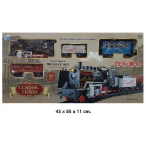 Tren clasico, con, luz sonido y humo - 30 Pz, OE-RY, YY515