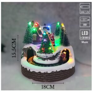 Villa arbol y tren con luz, musica y movimiento, N.A, PL107 *** AGOTADO ***